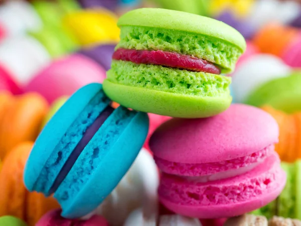 Macarons coloridos franceses 5 — Fotografia de Stock