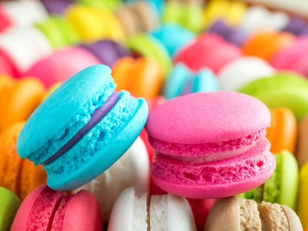 Macarons coloridos franceses 10 — Fotografia de Stock