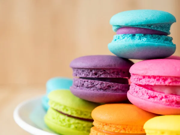 Macarons coloridos franceses 4 — Foto de Stock