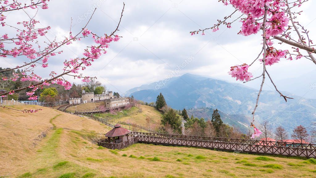 Mountain landscape at Cingjing Farm, Taichung city, Taiwan 4