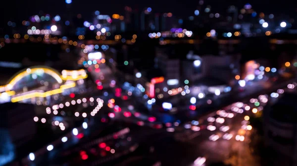 Gece ışık bokeh, bulanıklık arka plan 6