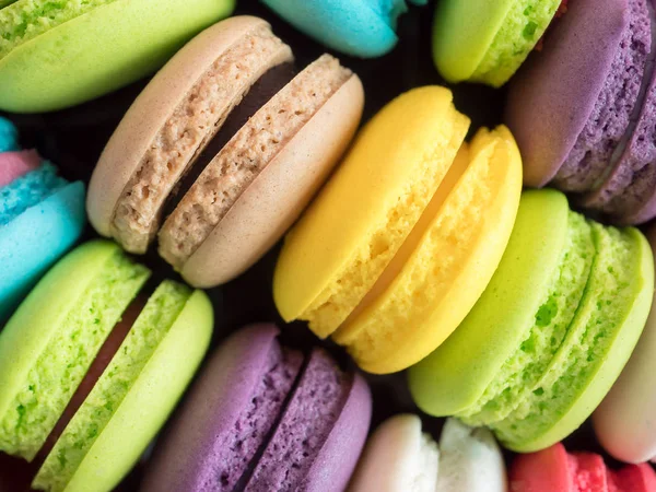 Closeup macaroons coloridos 15 — Fotografia de Stock