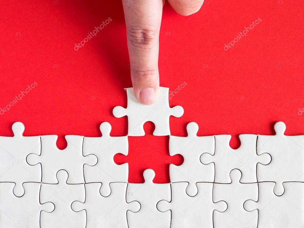 White jigsaw puzzle 4