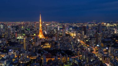 Tokyo cityscape gece lambası 2
