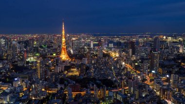 Tokyo cityscape gece lambası 2