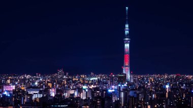 Tokyo cityscape gece açık 1