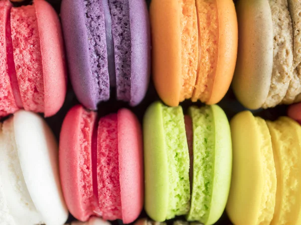 Macarons coloridos franceses 18 — Fotografia de Stock