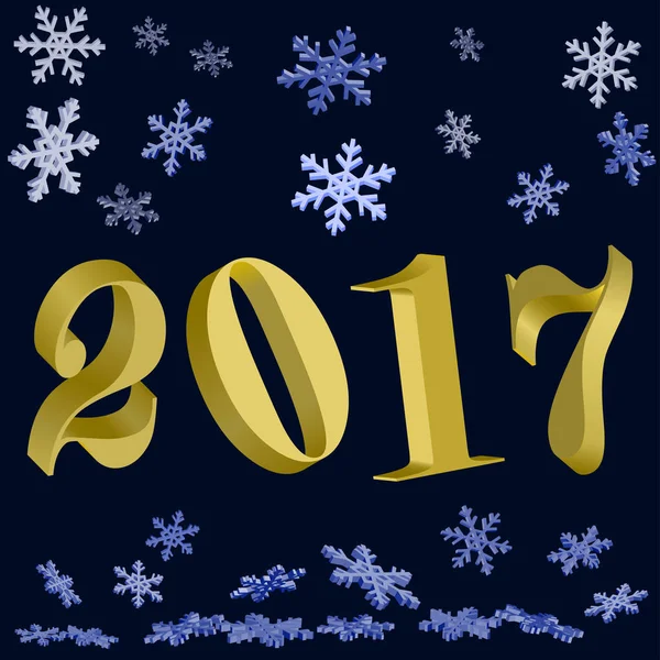 Yeni yıl. Altın 2017