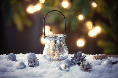 Noel fener ve peri ışıkları