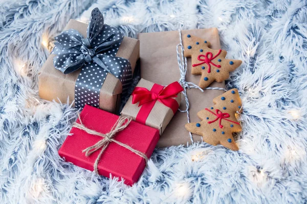 Noel hediyeleri göster — Stok fotoğraf