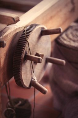 dokuma makinesinde görünümü 