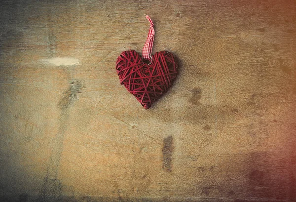 Heart shape toy for St. Valentine's Day — Stock Photo, Image