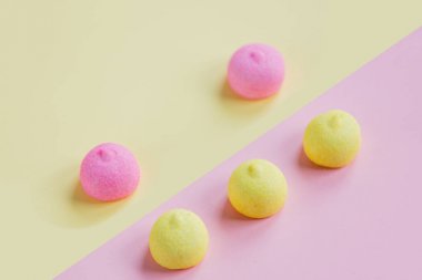 lezzetli renkli şekerleme 