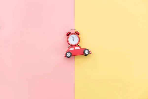 car shaped toy and alarm clock
