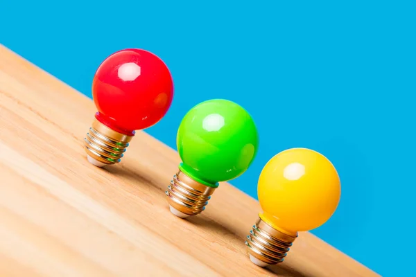 Colorful light bulbs — Stock Photo, Image