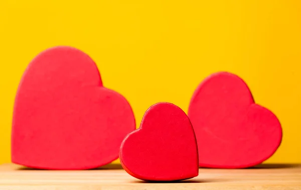 Red heart boxes — Stock Photo, Image