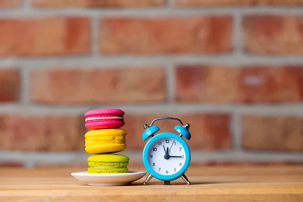 Köstliche bunte Macarons — Stockfoto