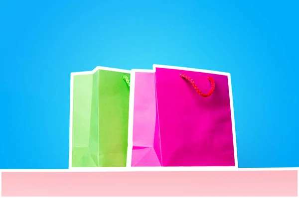 Dos bolsas de compras — Foto de Stock