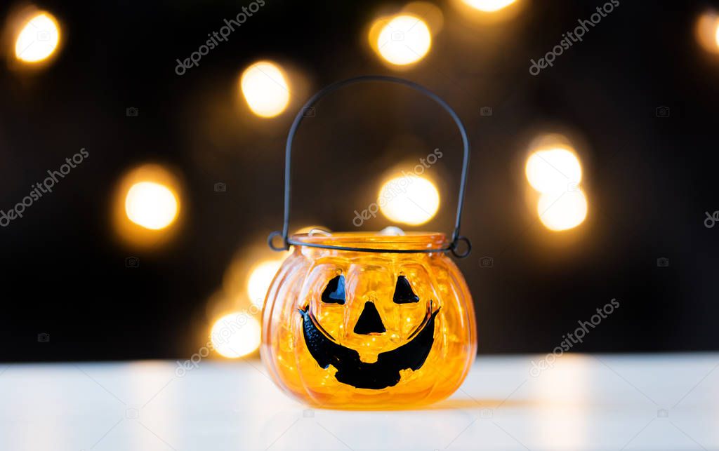 Halloween pumpkin head 
