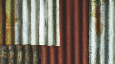 Paslı eski çinko doku arkaplanı