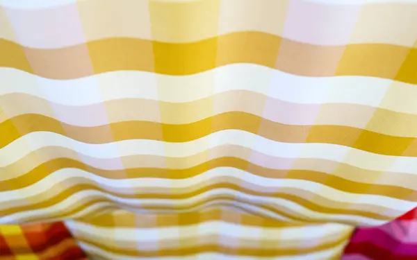 抽象彩色条纹的缠腰布织物纹理背景 — 图库照片