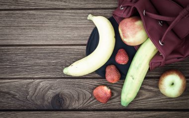 Taze sağlıklı meyve, diyet ve aktif yaşam tarzları kavramı, taze 