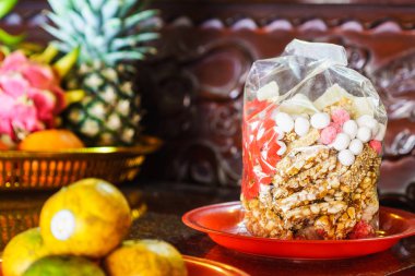 Birçok maddeler, Traditi yapılmış Çin şeker bonbon sweetmeat