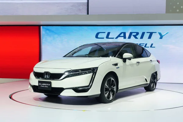 Tailândia, Banguecoque - 31 de março de 2018: New Honda Clarity white colo — Fotografia de Stock