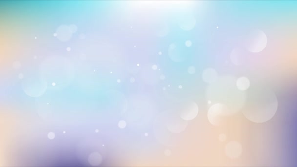 Abstract Bokeh Texture Colorful Background Looped Animation Seamless Loop Bokeh — Stockvideo