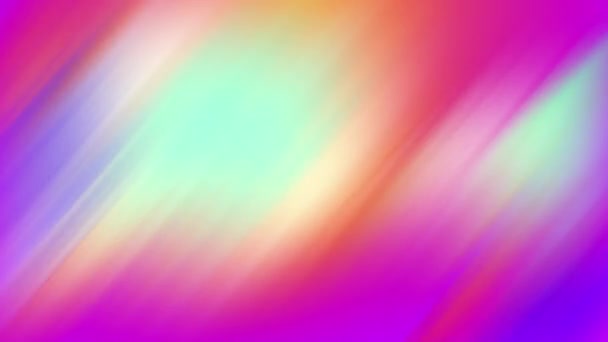 Abstract colorful blurred gradient mesh background in bright rainbow colors. Seamless loop of Blurred Luminous effect Surface. Blur color abstraction. — Stock Video