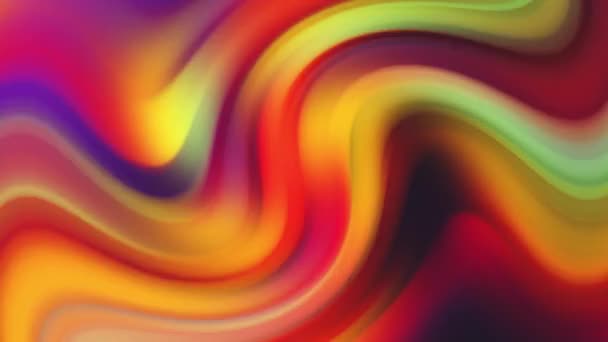 Abstract Multicolored Lights Wave Stripes Achtergrond Met Motion Gradient Glows — Stockvideo