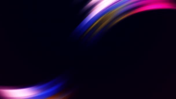 Abstract Seamless Loop Elegant Colorful Swirl Twisted Gradient Animation Design — Stock Video