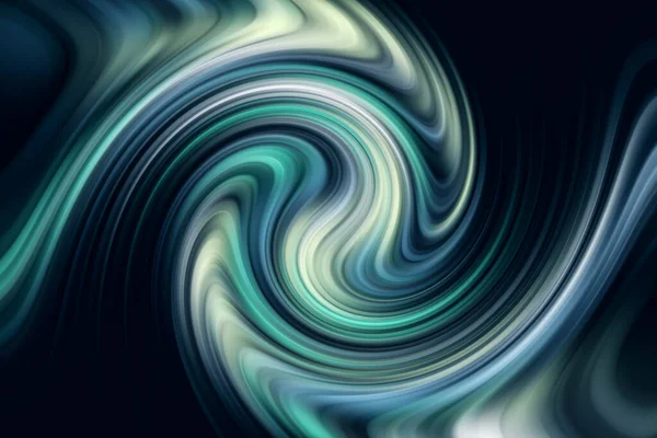 Abstrakte Rendering Hellblauen Gree Swirl Effekt Illustration Textur Tapete Lebendige — Stockfoto