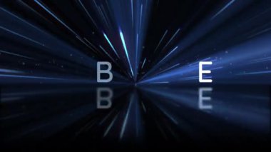 Abone olan metin mesajı fütüristik ışık ışınları arkaplanı ile ortaya çıktı. Yerde yansıması olan parlak beyaz neon ışığa abone olun. Videonuzu tanıtmak için yanıp sönen neon ışığı biçimine abone olun.