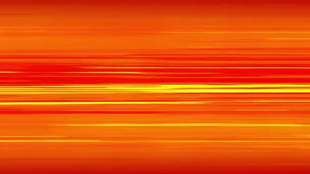 Astratto Rosso Arancione Giallo Luce Anime Velocità Linea Sfondo Velocità — Video Stock