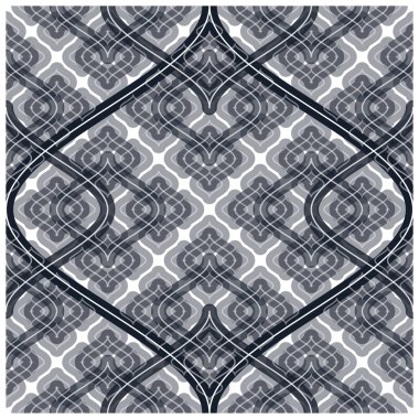 Soyut geometrik seamless modeli. Vektör dekoratif arka plan.