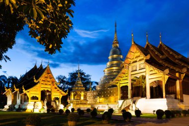 Chiang Mai 'deki Budist tapınağı.