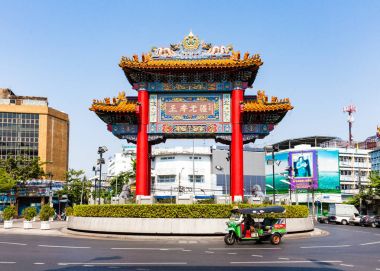 Tuk-tuk taksi Bangkok mahallesinde