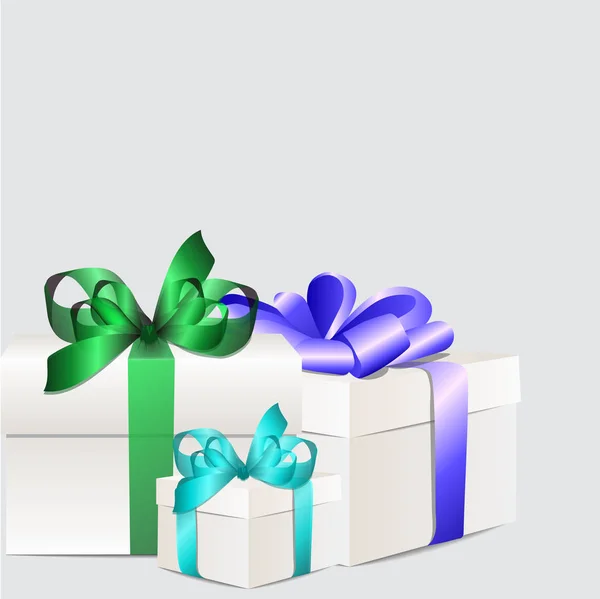 Concept de coffret cadeau — Image vectorielle