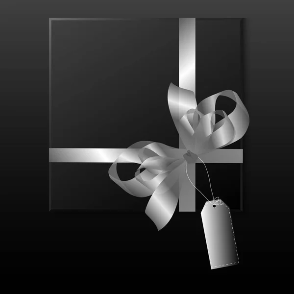 黑色礼品盒 — 图库矢量图片