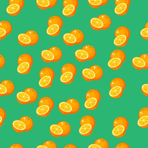 Ilustración de una naranja — Vector de stock