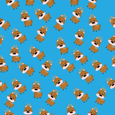 resimde bir sevimli geyik