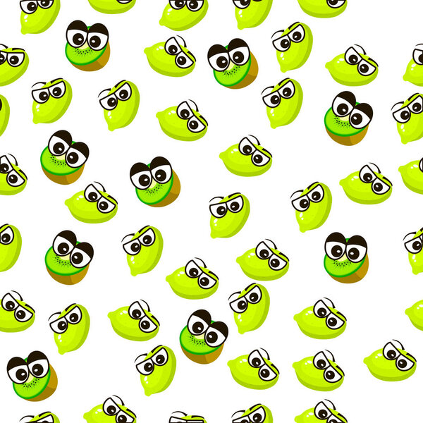 fresh kiwi and slice