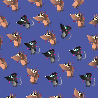 Şirin çizgi film sincabı.