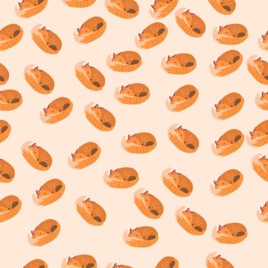 Şirin bir tilkinin vektör çizimi