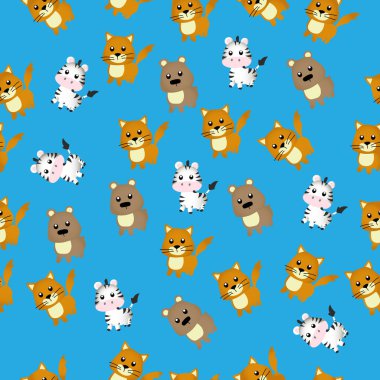 Şirin bir zebranın çizimi