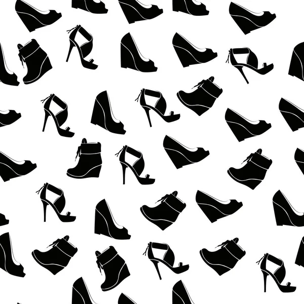 Zapatos de señoras realistas . — Vector de stock