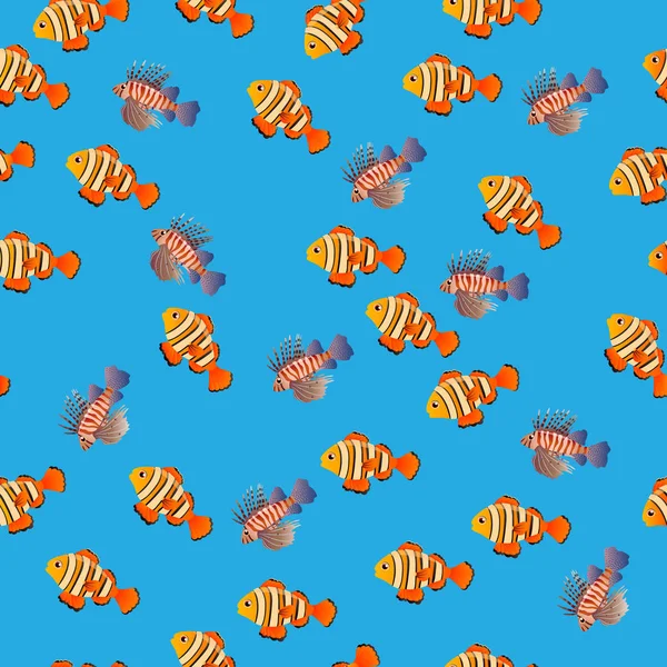 Illustration av Volitan Lionfish — Stock vektor