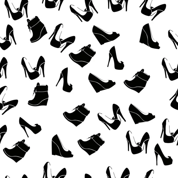 Gerçekçi bayanlar Ayakkabı. — Stok Vektör