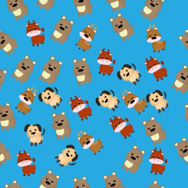 Şirin bir boğa çizimi